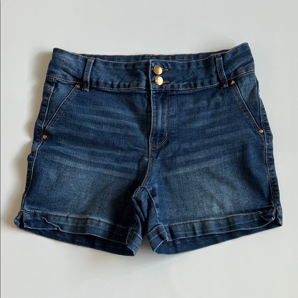 d. jeans Dark Blue Denim Shorts